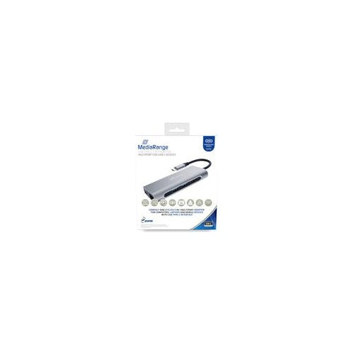 MediaRange MRCS510 Schnittstellen-Hub Silber (MRCS510) afbeelding 1