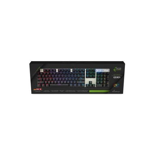 MediaRange MRGS101 Tastatur USB QWERTZ Deutsch Schwarz - Silber (MRGS101) afbeelding 1