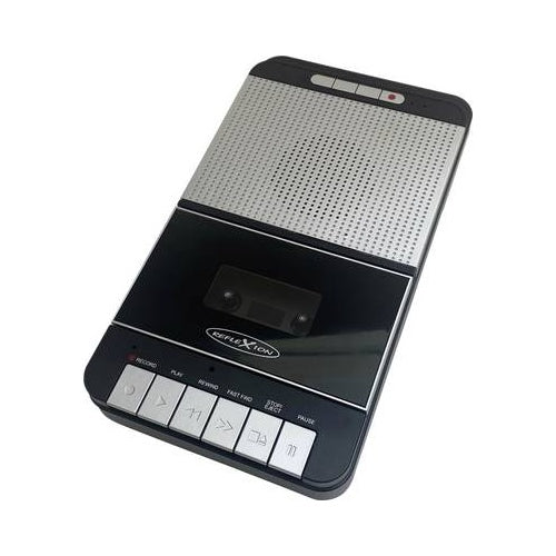 Reflexion CCR8018 Tragbarer Kassettenrecorder mit USB-MP3-Aufnahme schwarz/grau afbeelding 1