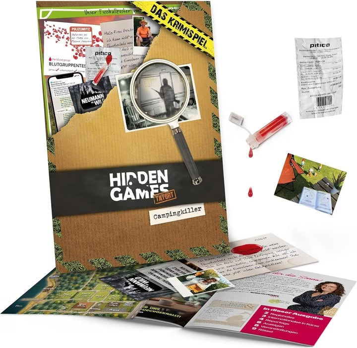 HIDDEN GAMES Krimispiel Campingkiller Deutsch (4260686490984) - 4260686490984 - afbeelding 1