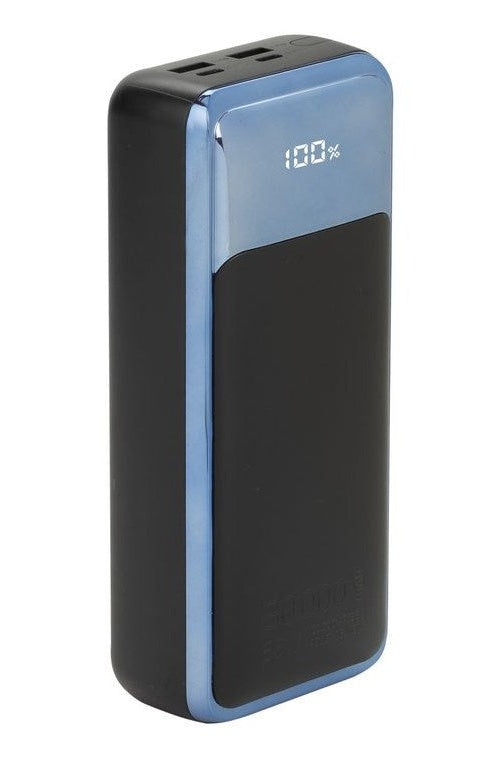 Rivacase VA1080 power bank Lithium Polymer (LiPo) 30000 mAh Black  Blue afbeelding 1