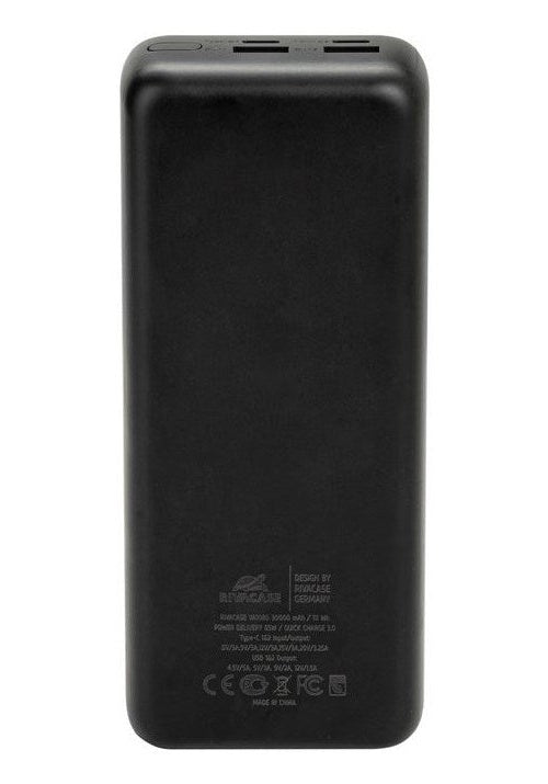 Rivacase VA1080 power bank Lithium Polymer (LiPo) 30000 mAh Black  Blue afbeelding 3