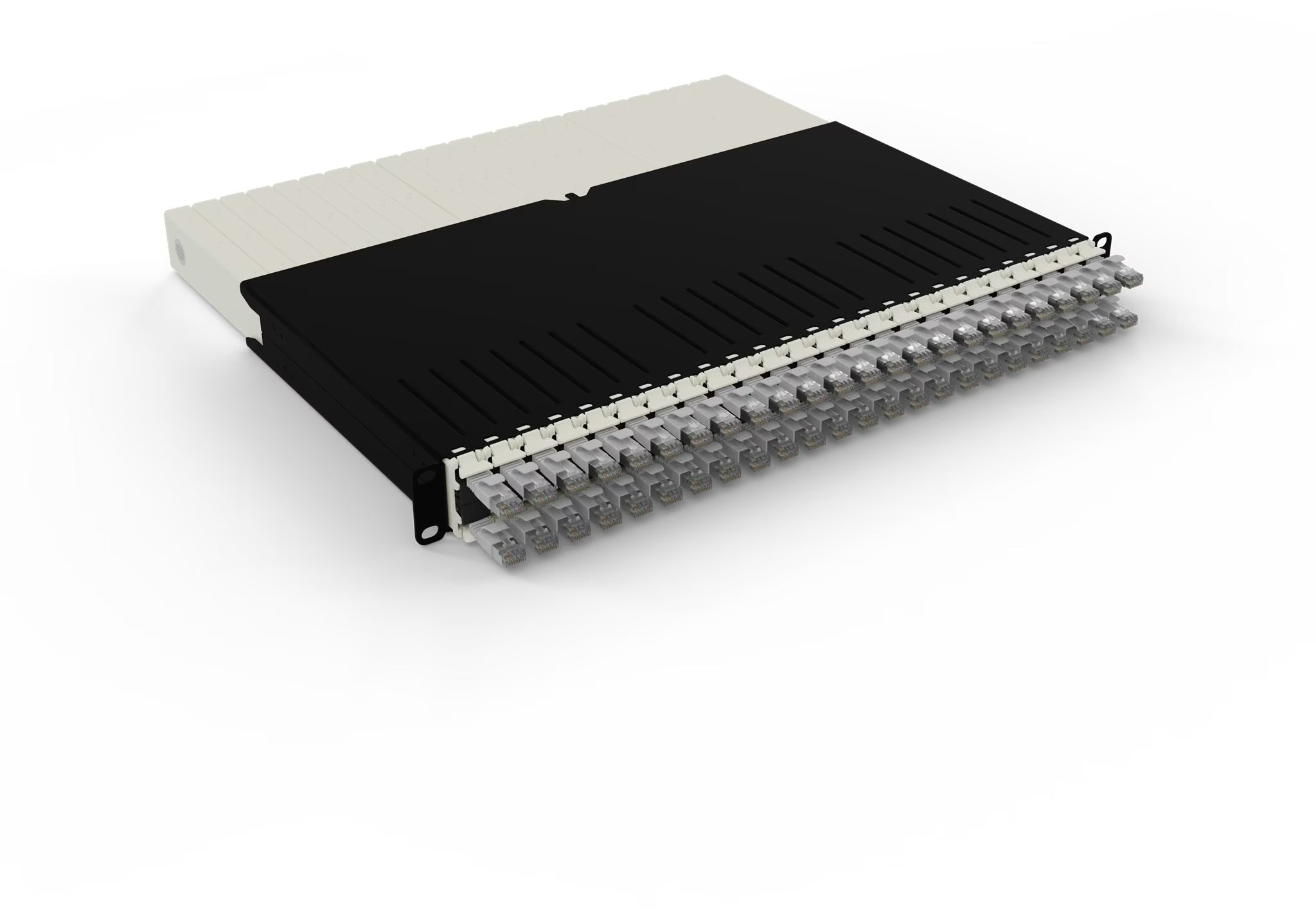 PATCHBOX .one 8RU Cat 6A STP 0.8 m grey - Kabel - Netzwerk (PONEX8STPSL) - 4262427630611 - afbeelding 1
