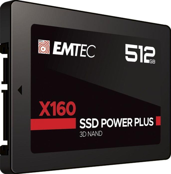 Emtec X160 2.5" 512 GB SATA III QLC 3D NAND SSD (ECSSD512GNX160)