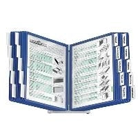 DURABLE Sichtwender M.20Tafeln/BLAU 900587107 | Office