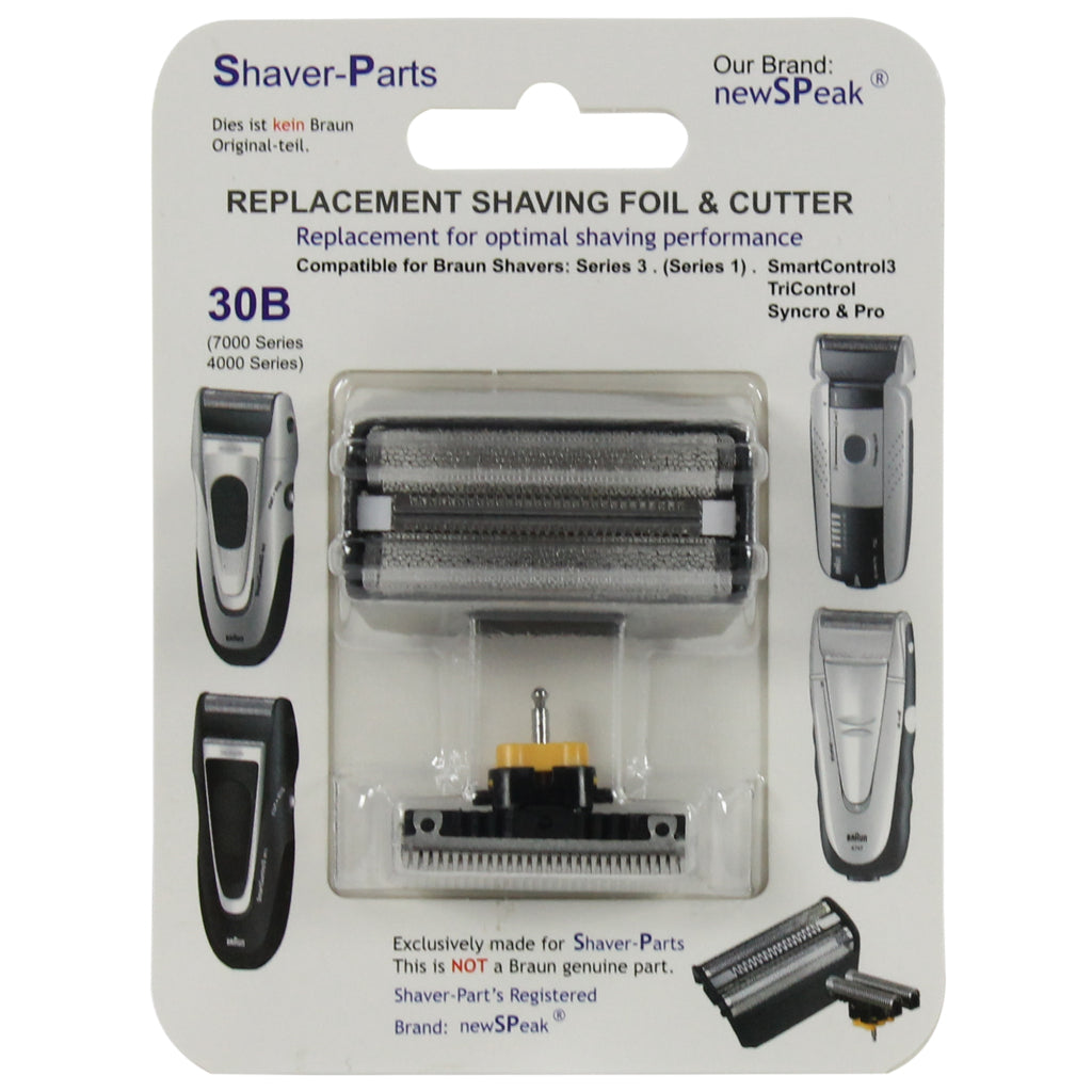 Braun Combipack 30b Shaver Parts for Series 1,3, SmartControl