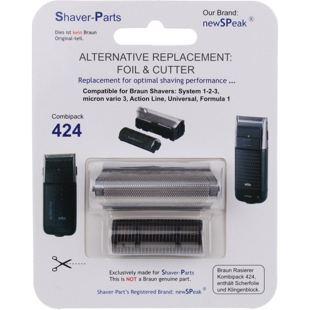 Shaver-Parts Braun Combipack Systeem 1-2-3 Vario 424
