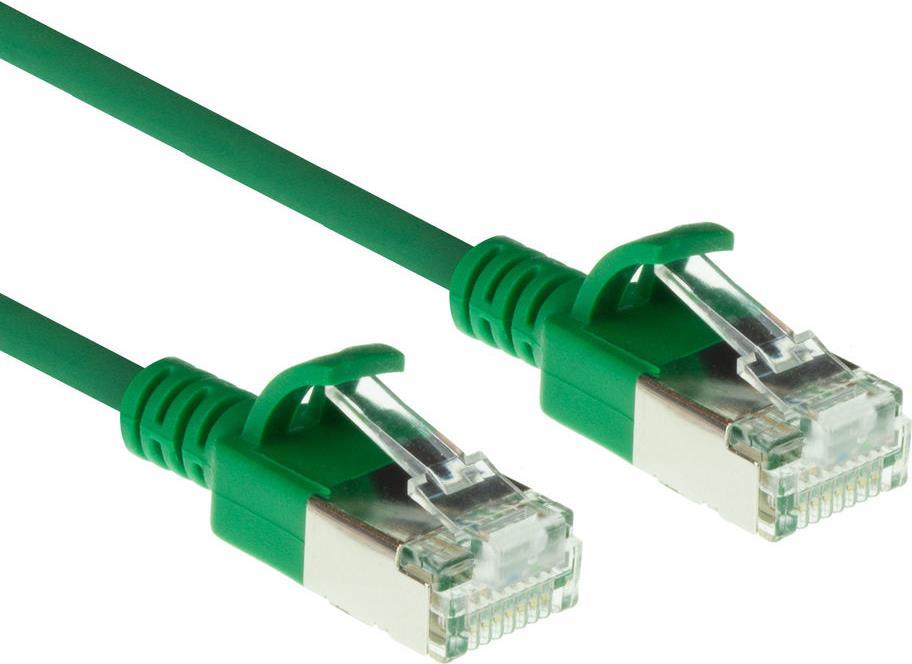 ACT Green Patch Cable 10 m LSZH U/FTP CAT6A Snagless RJ45 (DC7710)