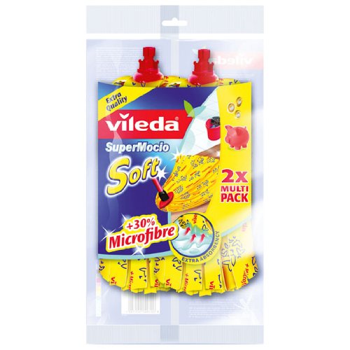 Vileda SuperMocio Soft Mop Replacement Pack (11099)
