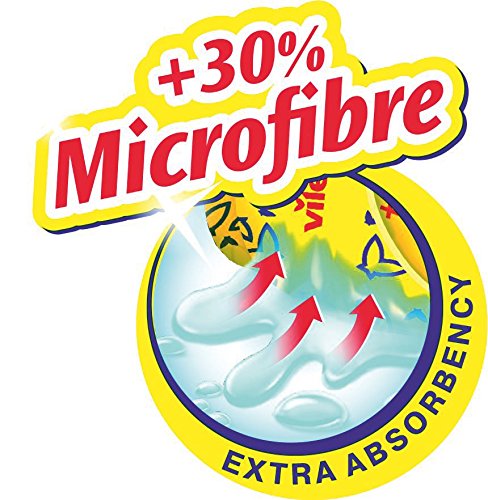 Vileda SuperMocio Soft Mop Replacement Pack (11099)
