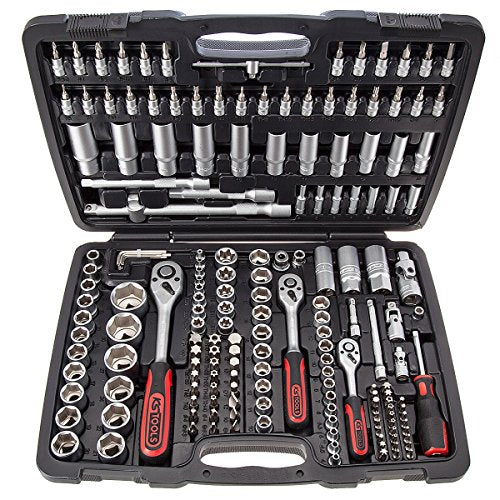 KS TOOLS Ratchet Set 179 Pieces 1/4", 1/2", 3/8" Case