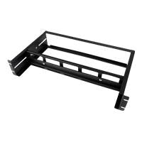 StarTech.com 48,30cm (19") DIN Rail Rackmount Kit einstellbar mit Hutschiene/Mini/ G-Schiene - Rack-Schienen-Kit - black - 2U - 48.3 cm (19") - für P/N: 2POSTRACK42, 4POSTRACK12U, 4POSTRACK25U, 4POSTRACK42, RK960CP, RKQMCAB12, RKWOODCAB12