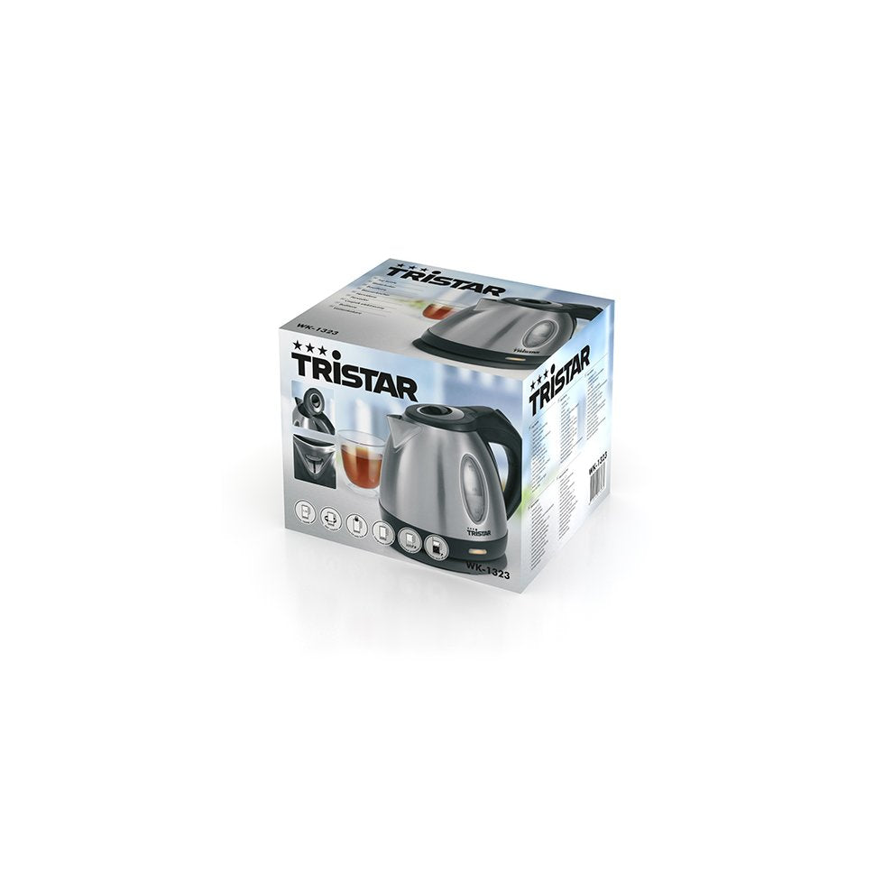 Tristar WK-1323 Kettle - 1.2 Liters - 1.5 kW - Stainless Steel