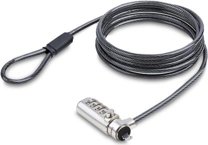 StarTech.com Slim Lock - Noble Wedge Slot Compatible - 6.6ft Locking Cable - 2 m SNBLC4D-LAPTOP-LOCK