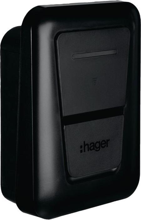 Hager LDST Witty One - Charging Station - 11 kW - Type 2 - Wallbox (XVR111S) 1x11kW T2S