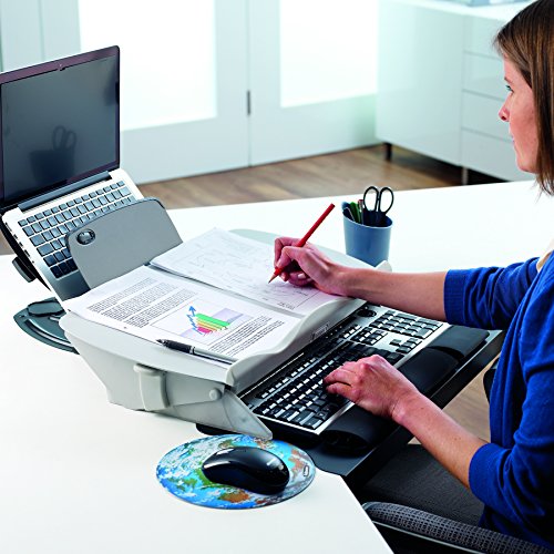 Fellowes Easy Glide Writing/Document Slope, Grey, Black, Model 8210001