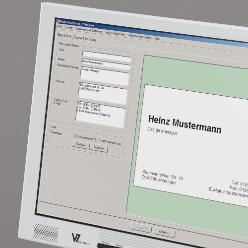 Sigel Business Card DP939 - Business Cards - Bright White - 85 x 55 mm - 200 g/m² - 600 Cards g/m2