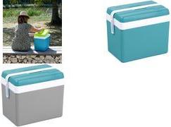 EDA Cooler Box, Plastic, 35 Liter, Grey/Lagoon Blue, 1 Piece (019762 G/B.LA)