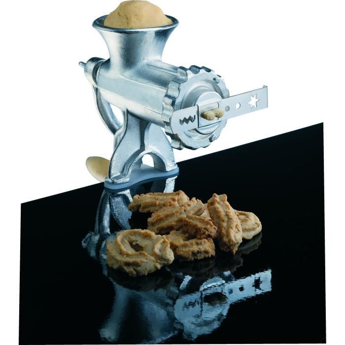 BAUMALU Cast Iron Manual Meat Grinder - No. 8 with Pastry Accessories