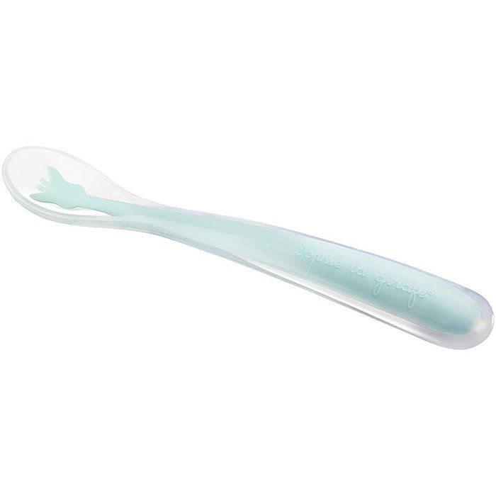 Sophie the Giraffe Baby Spoons - 2 Silicone Spoons - Soft and Ergonomic