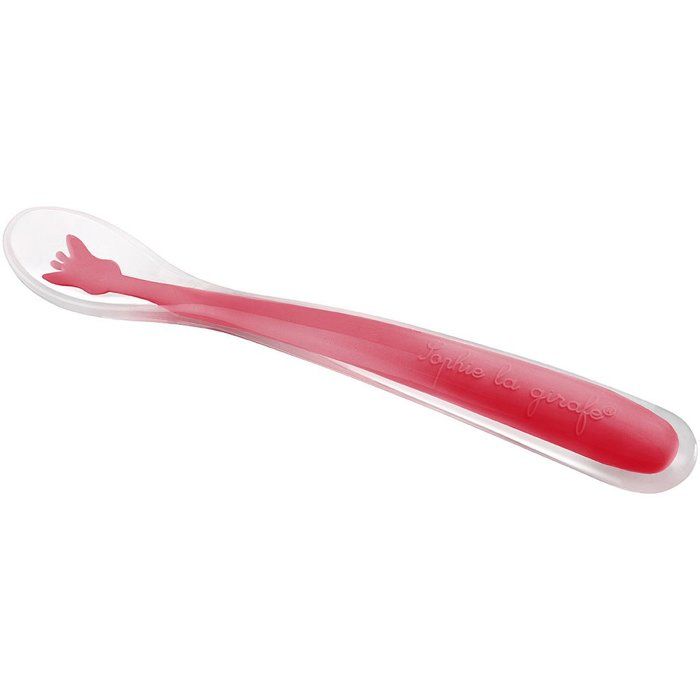 Sophie the Giraffe Baby Spoons - 2 Silicone Spoons - Soft and Ergonomic