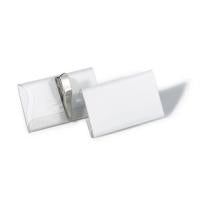 DURABLE Name Badge 40x75mm with Crocodile Clip 1 Pg. of 25 Pieces 811019