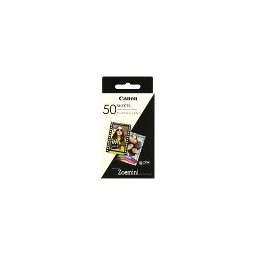 Canon ZINK - Selbstklebend - 50 x 76 mm 50 Rolle(n) Fotopapier - für Canon Zoemini afbeelding 1