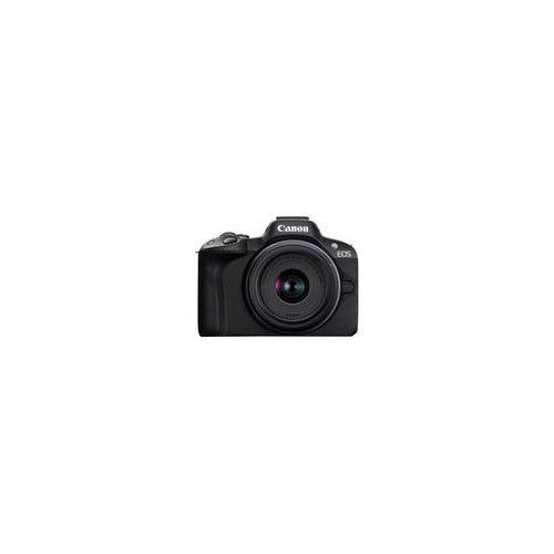 Canon EOS R50 - Schwarz + RF-S 18-45mm F4.5-6.3 IS STM Kit - 24,2 MP - 6000 x 4000 Pixel - CMOS - 4K Ultra HD - Touchscreen - Schwarz (5811C013) afbeelding 1