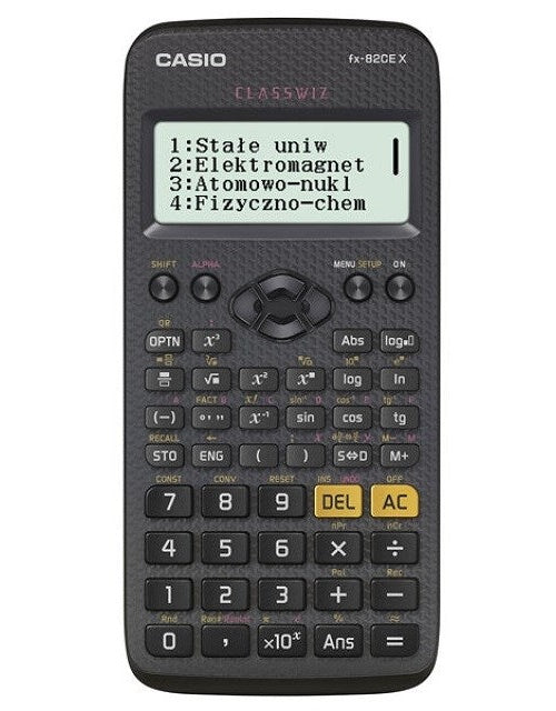 CASIO CALCULATOR SCIENTIFIC FX 82CEX BLACK  12-DIGIT DISPLAY - 4549526602016 - image 1