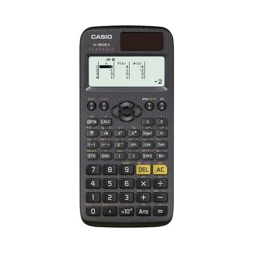 Casio FX-85DE X ClassWiz Taschenrechner Tasche Wissenschaftlicher Taschenrechner Schwarz (FX-85DEX) afbeelding 1