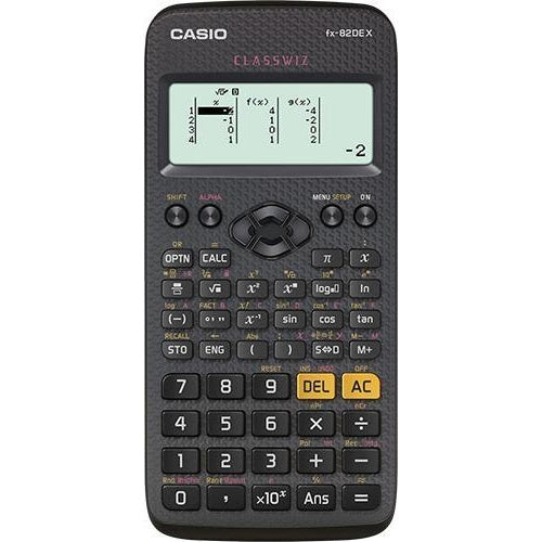 Casio FX-82DE X Taschenrechner Tasche Wissenschaftlicher Taschenrechner Schwarz (FX-82DEX-W-ET) - 4549526611827 - image 1