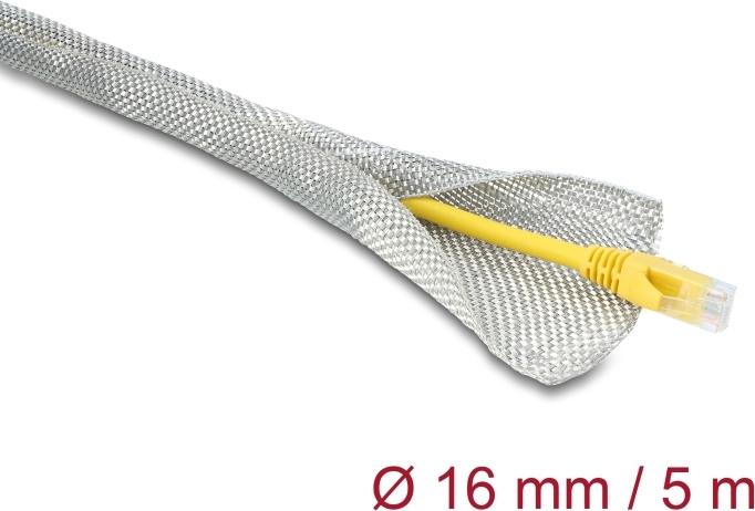 Delock Braided Cable Sleeve for EMC Shielding 5 m x 16 mm (20993)