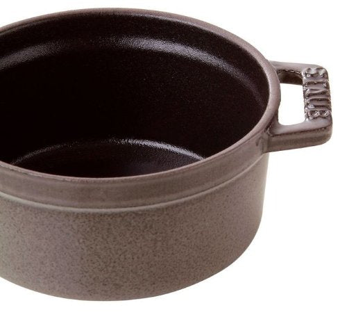 Staub Cocotte - Single Pan - Grey Cast Iron - 0.4 l - 12 cm (40509-474)