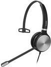 Yealink YHS36 Headset On-Ear Wired Quick Disconnect Noise Isolating Black and Silver