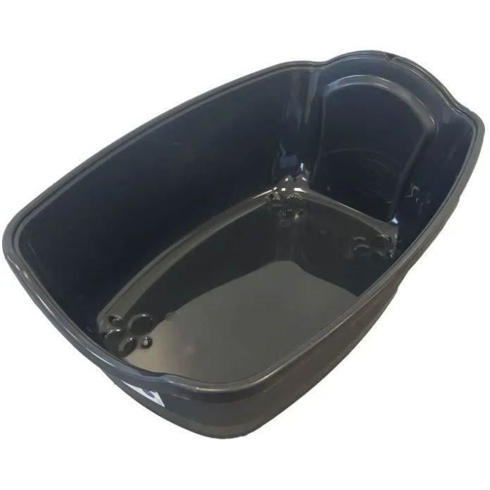 PET DESIGN SAMBA Cat Litter Box - 56 x 40 x 39 cm - Black and White