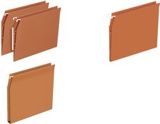 ELBA DEFI FLEX Hanging Files - 30 mm Orange Base - 230 g/m2 Kraft Cardboard - 1 Piece