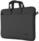 Trust Bologna Slim Laptop Bag, 40.6 cm (16"), Black, Recycled Polyester
