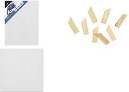 kangaro Canvas Stretchers, 500 x 16 x 600 mm, White, Model K-810071