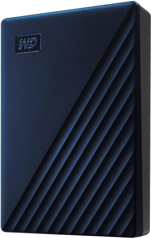 WD My Passport for Mac - Encrypted Portable Hard Drive - 6TB - USB 3.2 Gen 1 Type-C - Blue (WDBEJA0060BBL-WESN)