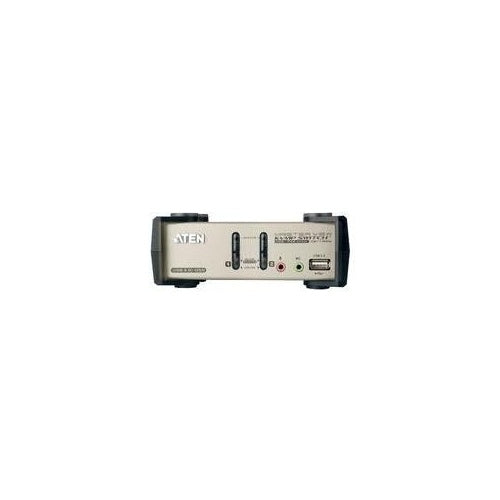 ATEN CS1732B - KVM-/Audio-/USB-Switch - USB - 2 x KVM/Audio/USB - 1 lokaler Benutzer - Desktop - Gleichstrom (CS1732B-AT-G) afbeelding 1