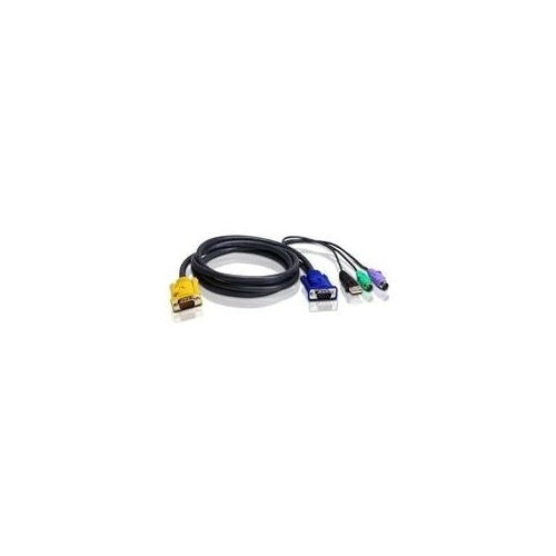 ATEN 2L-5303UP - Tastatur- / Video- / Maus- / USB-Kabel - 18-polig SPHD (M) - USB Typ A, 4-polig, PS/2, 6-polig, HD-15 (M) - 3 m (2L-5303UP) afbeelding 1