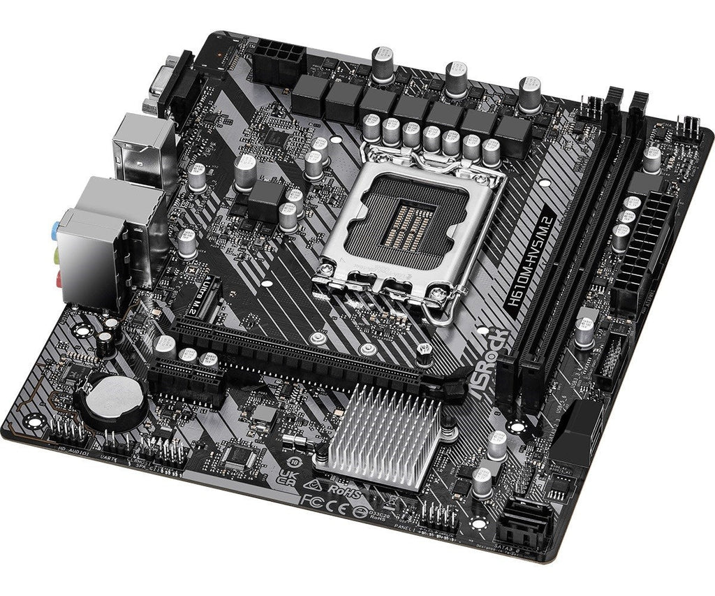 ASRock H610M-HVS/M.2 R2,0 - Motherboard - micro ATX - LGA1700-Sockel - H610 Chipsatz - USB 3,2 Gen 1 - Gigabit LAN - Onboard-Grafik (CPU erforderlich) - HD Audio (8-Kanal) (90-MXBJJ0-A0UAYZ) afbeelding 4