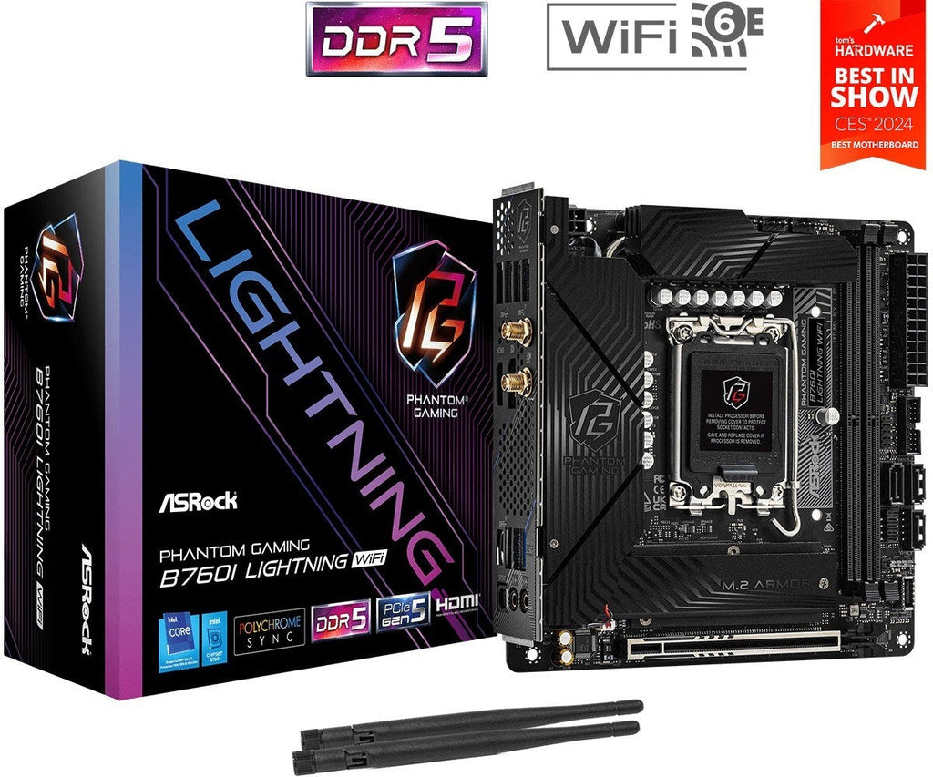 ASRock B760I LIGHTNING WIFI Motherboard afbeelding 1