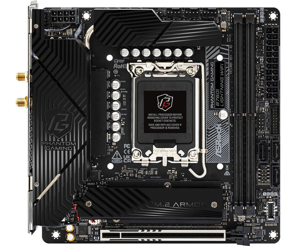 ASRock B760I LIGHTNING WIFI Motherboard afbeelding 2