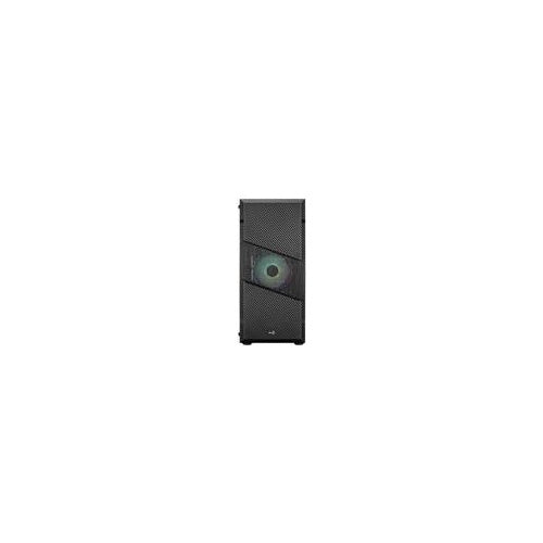AeroCool Menace Saturn RGB - Tempered Glass Edition - Tower - ATX - Seitenteil mit Fenster (gehärtetes Glas) - keine Spannungsversorgung (ATX) - Schwarz - USB/Audio (ACCM-PV20023.11) afbeelding 1
