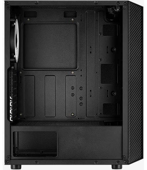 AeroCool Hive FRGB - MDT - ATX - Seitenteil mit Fenster (gehärtetes Glas) - keine Spannungsversorgung (ATX) - Schwarz - USB/Audio afbeelding 1