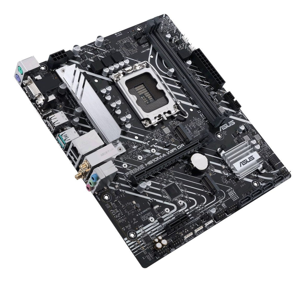 ASUS PRIME H610M-A WIFI D4 - Motherboard - micro ATX - LGA1700-Sockel - H610 Chipsatz - USB 3.2 Gen 1, USB 3.2 Gen 2 - Gigabit LAN, Wi-Fi, Bluetooth - Onboard-Grafik (CPU erforderlich) - HD Audio (8-Kanal) afbeelding 5