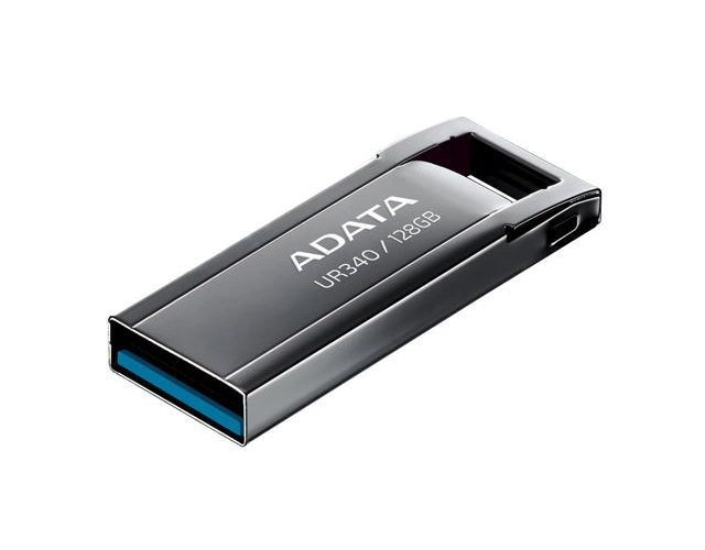 ADATA UR340 USB-Stick 128 GB USB Typ-A 3.2 Gen 2 (3.1 Gen 2) black (AROY-UR340-128GBK) afbeelding 1