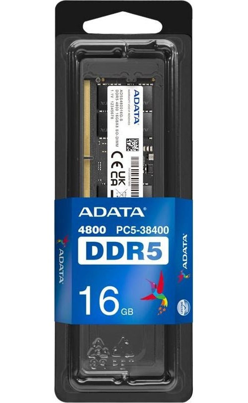 ADATA Premier 16GB DDR5 SO-DIMM 4800-40, AD5S480016G-S (AD5S480016G-S) afbeelding 1