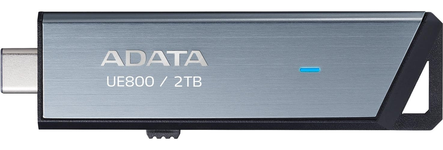 ADATA AELI-UE800-2T-CSG USB-Stick 2 TB USB Typ-C 3.2 Gen 2 (3.1 Gen 2) silver (AELI-UE800-2T-CSG) afbeelding 1